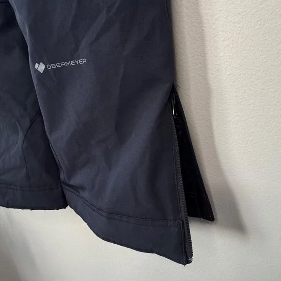 OBERMEYER Teen Enforcer Ski Pants Boys M 10-12 Medium Black Snowboarding Pant - Picture 13 of 13